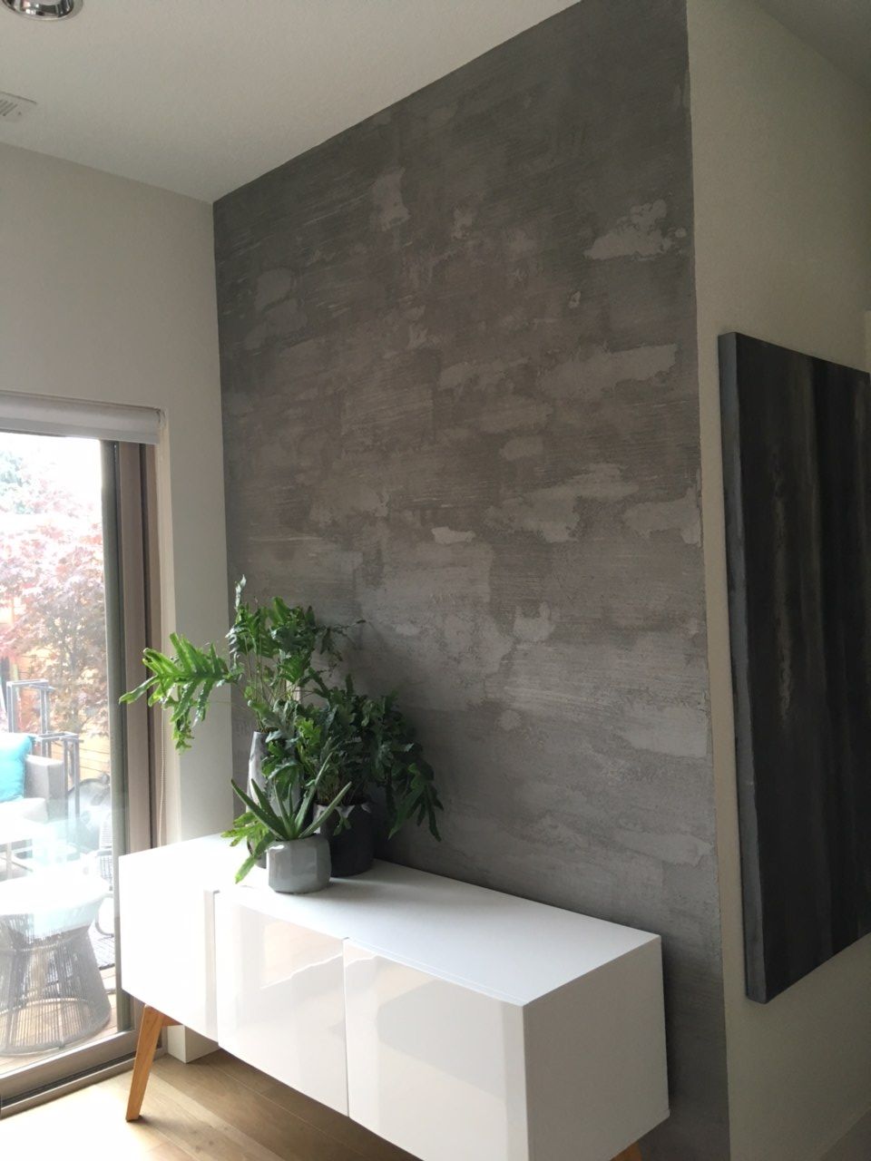 Venetian plaster wide shot