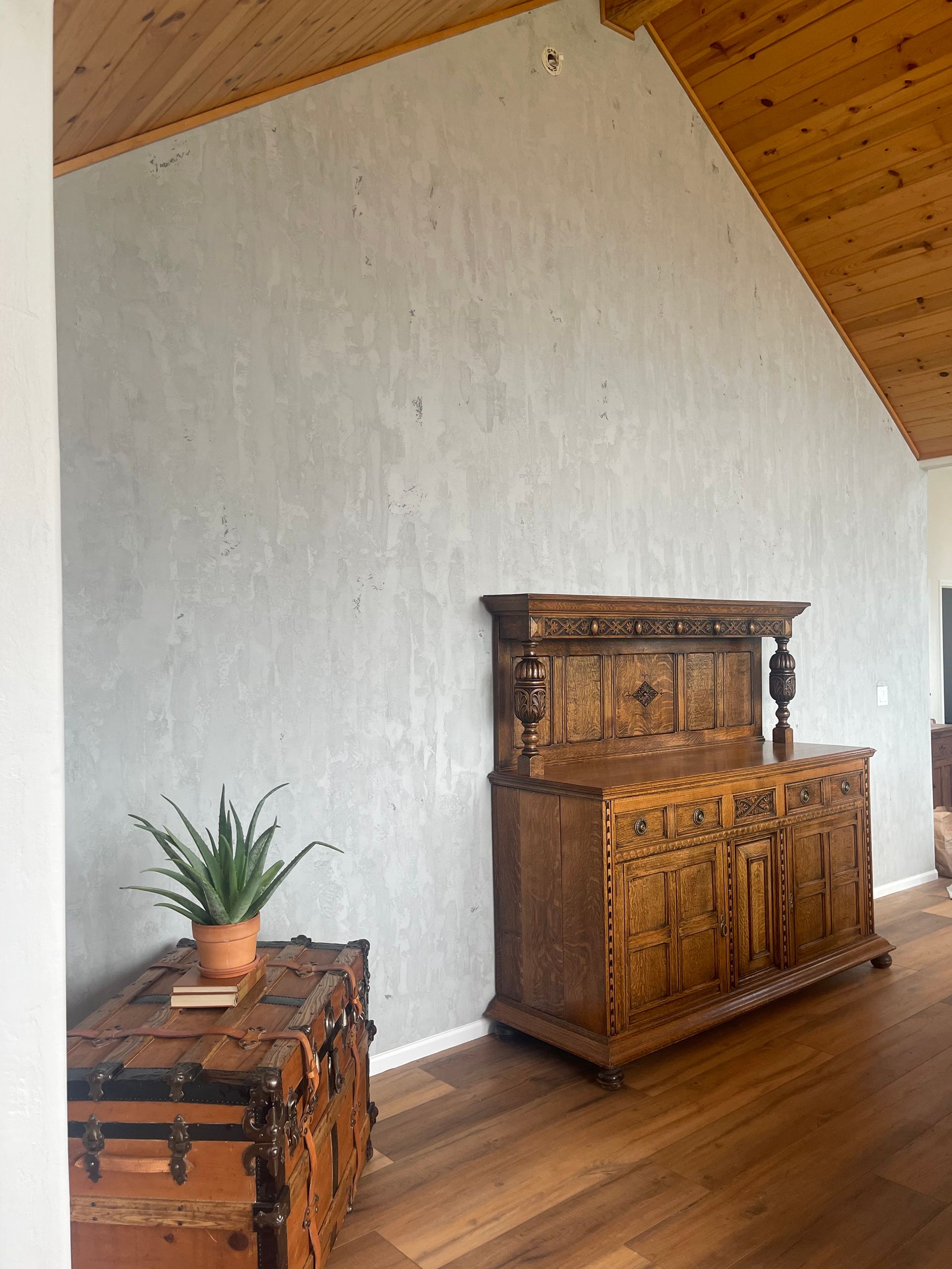 Venetian plaster polished