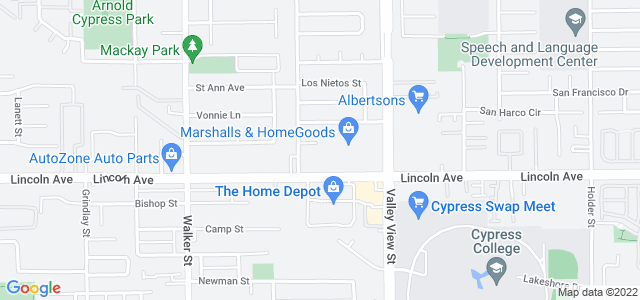 Map of business location