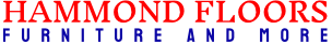 A logo for hammond floors furniture and more