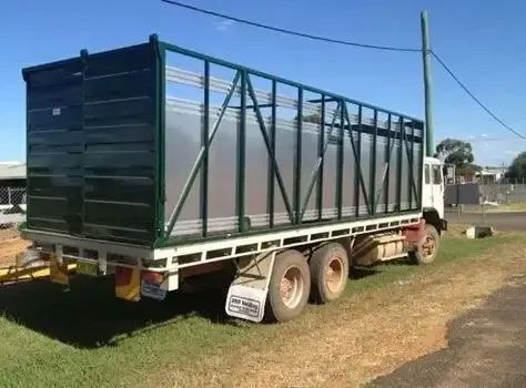 Green Stock Crates Truck — Stock Crates in Dubbo