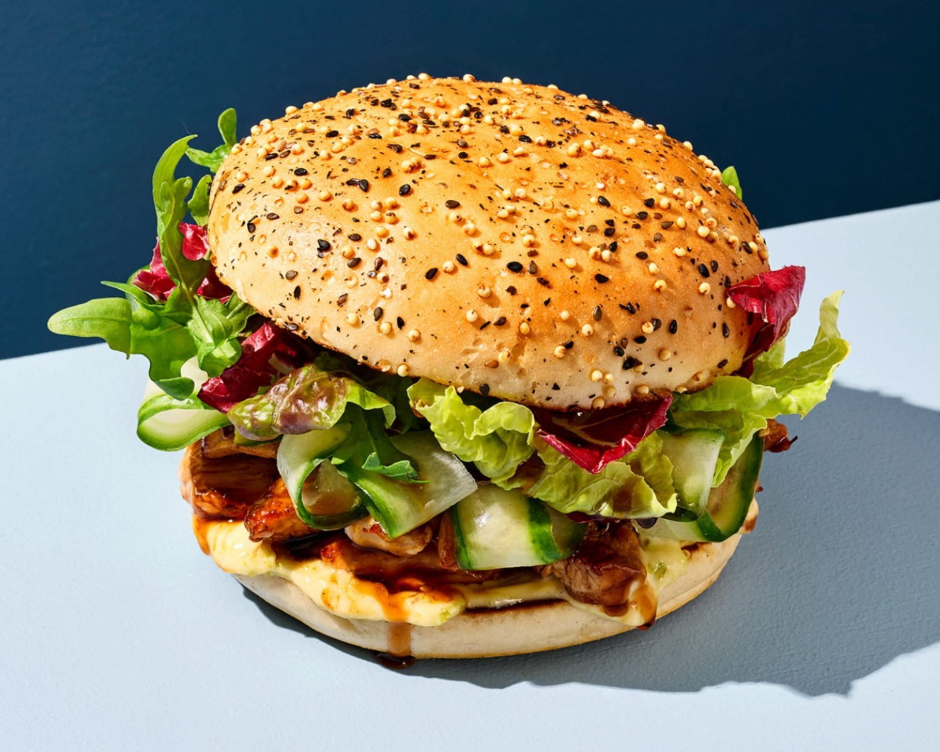 Chicken Teriyaki Burger Choice Uccle