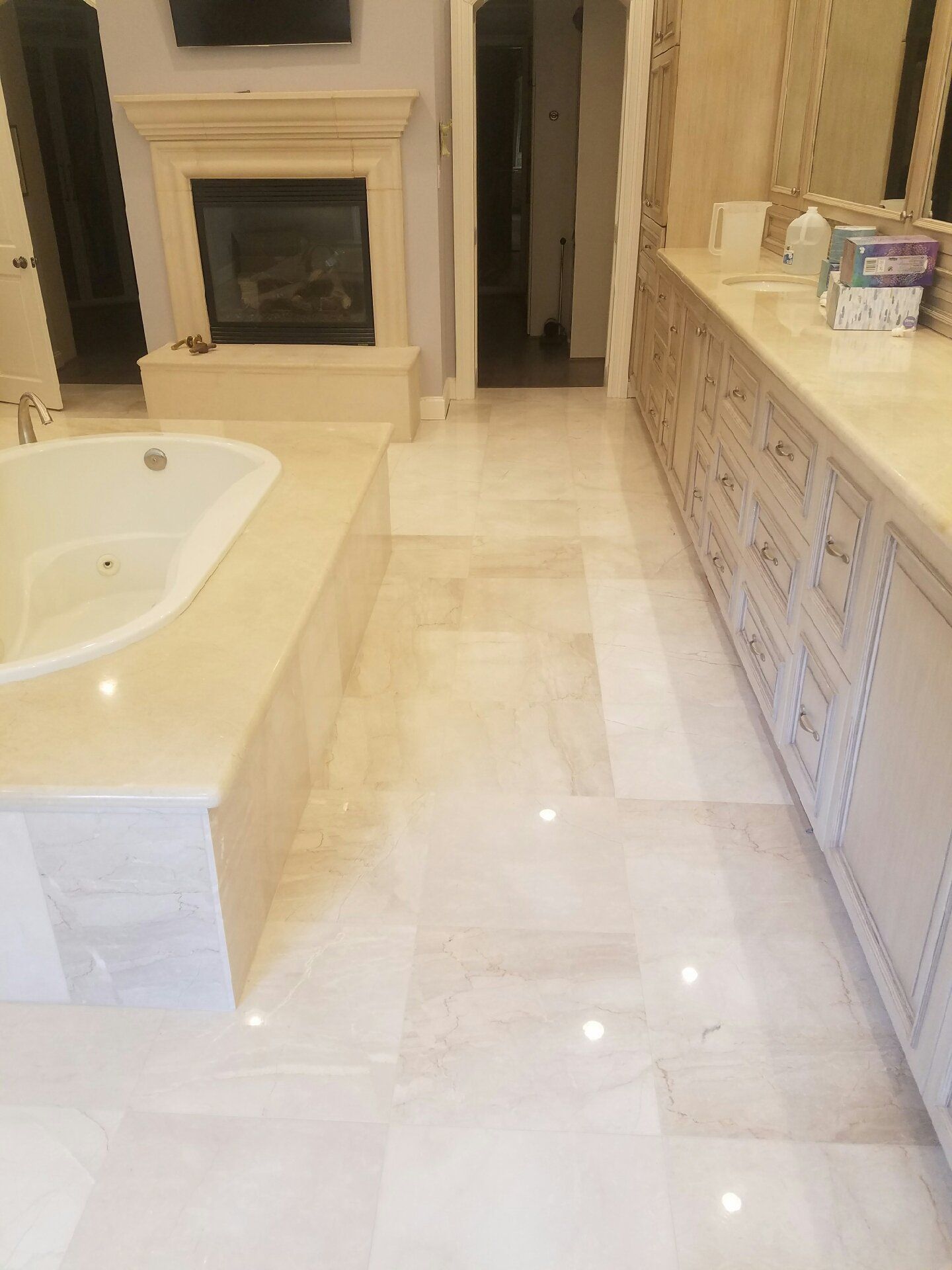 Clean Bathroom — Bellaire, TX — All American Tile & Remodeling Roofing & Renovation