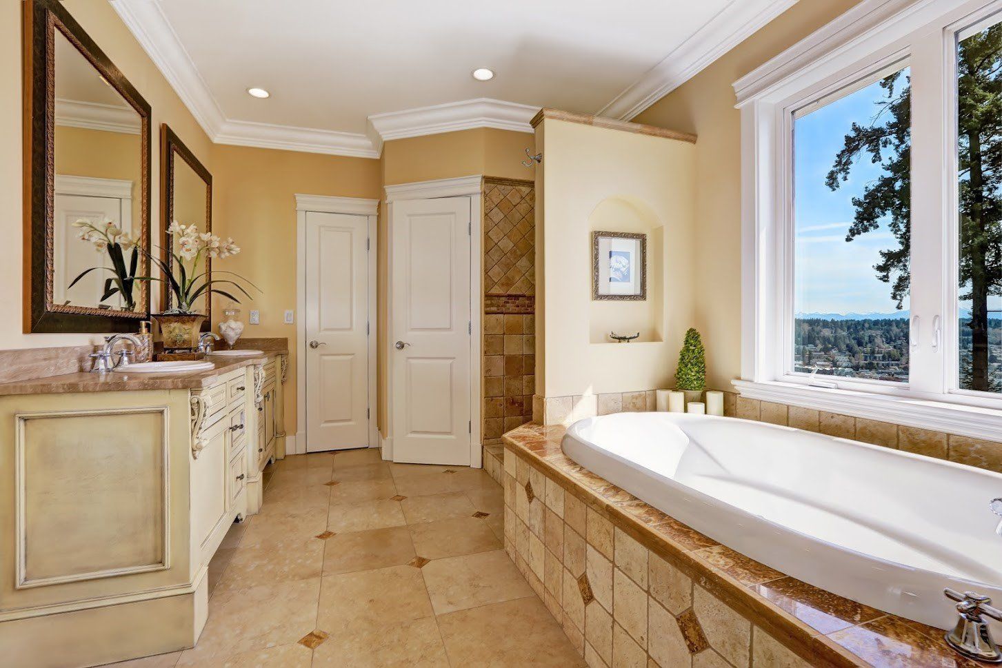 Elegant Bathroom — Katy, TX — All-American Tile and Remodeling Elegant Bathroom — Katy, TX — All-American Tile and Remodeling