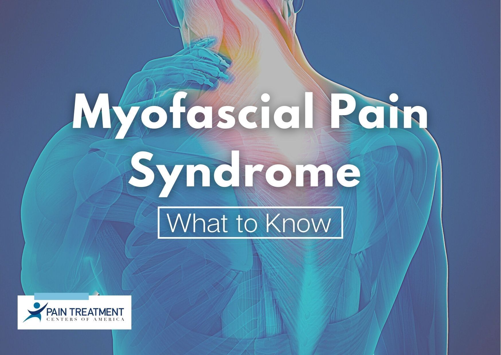 A man is holding his neck in pain because of myofascial pain syndrome.