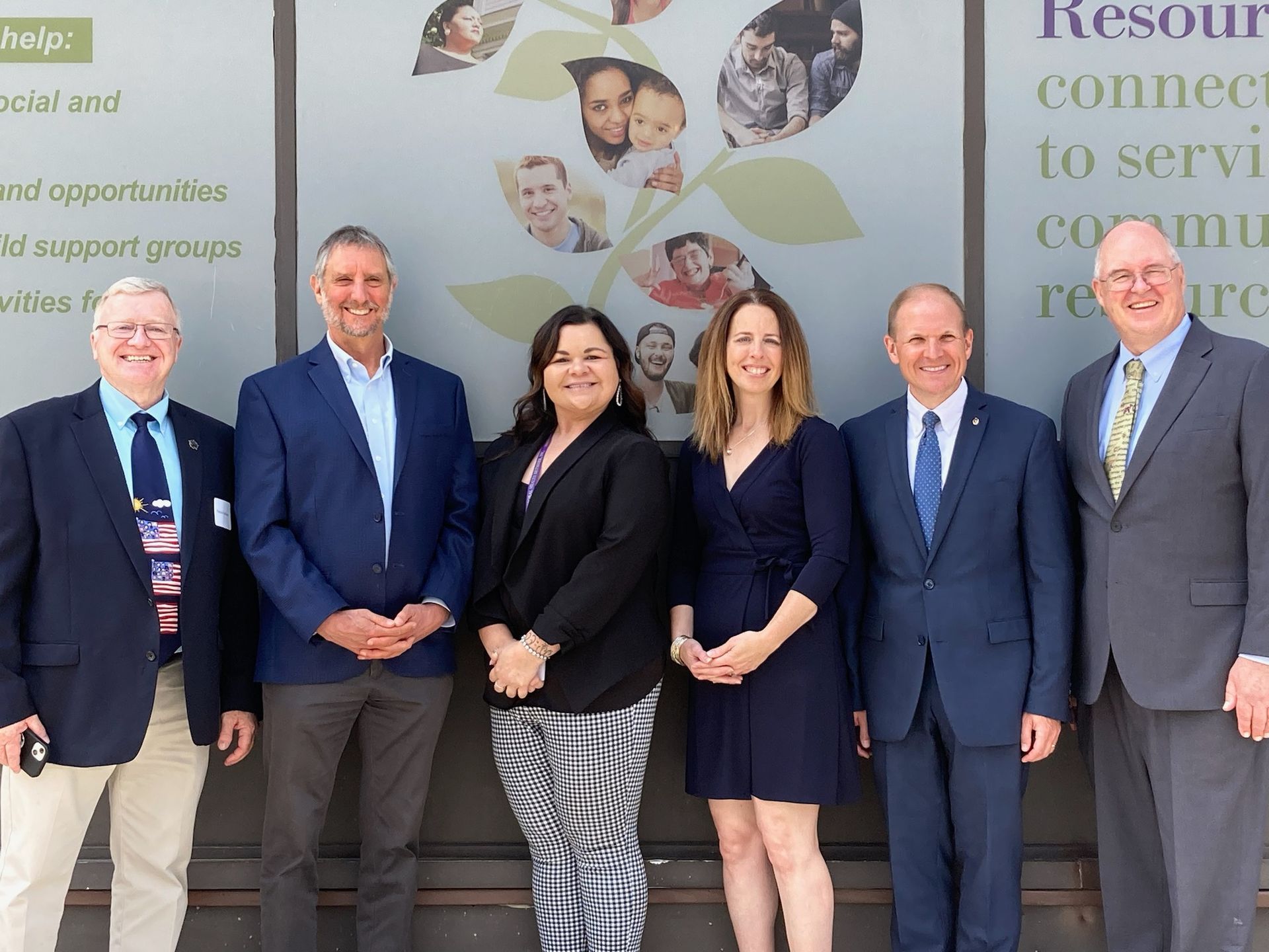 BHN staff, local and state officials at the Ware Family Resource Center grand opening