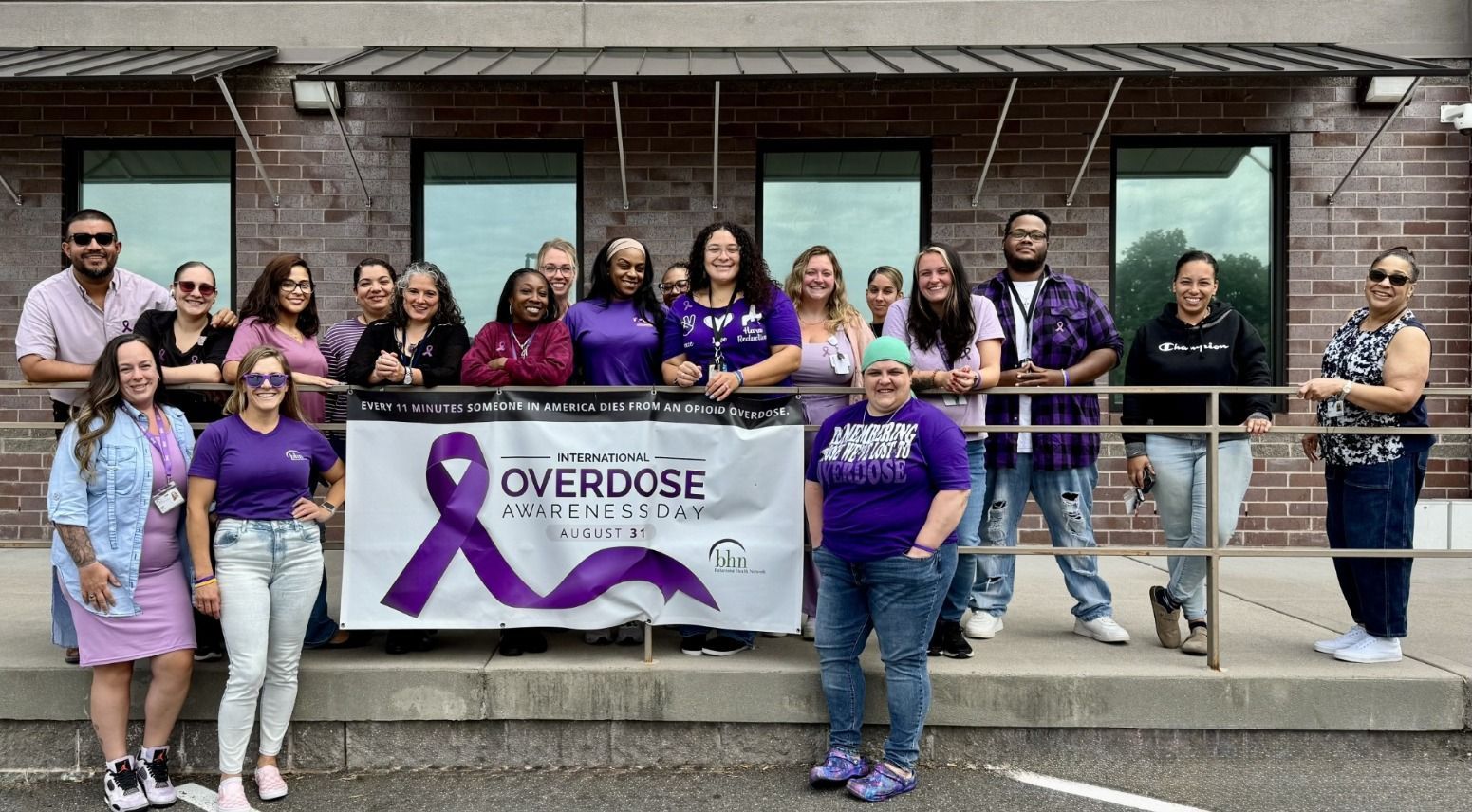 BHN staff celebrates overdose awareness day