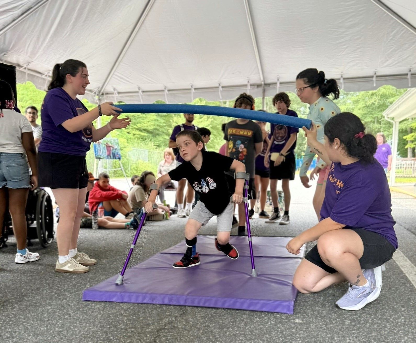 Limbo at Kamp Welcome Day!
