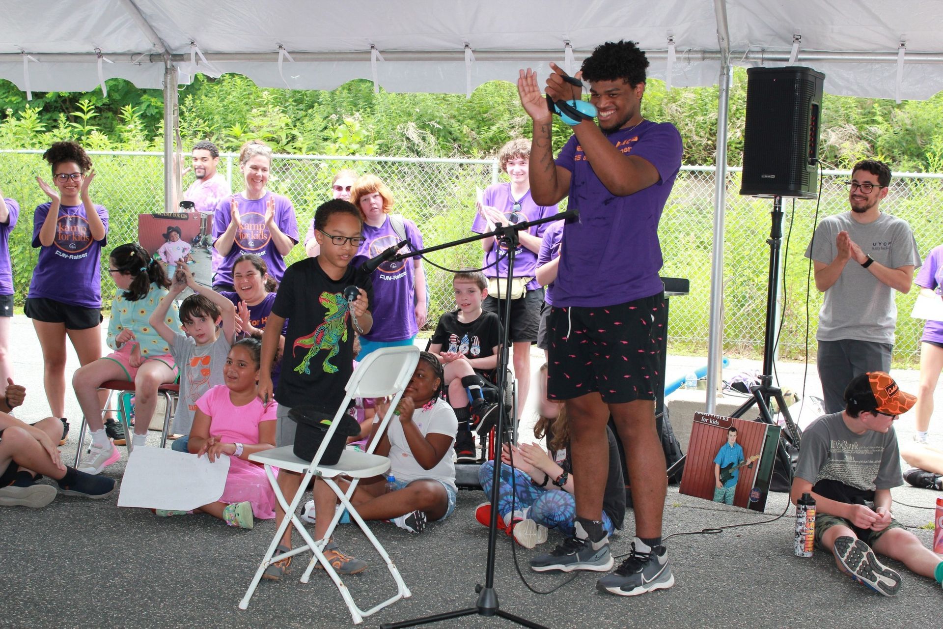 Kamp Welcome Day performance.