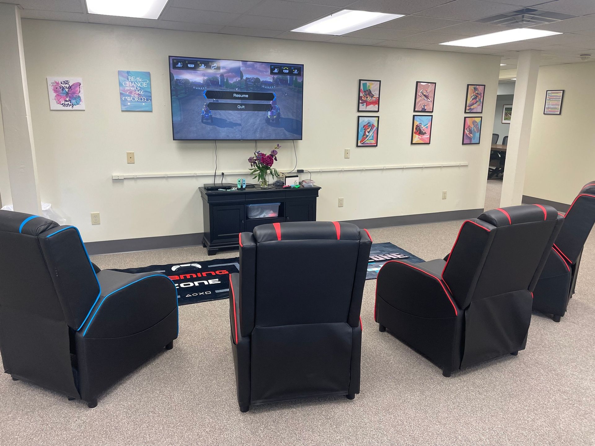 BHN Ware Family Resource center game room