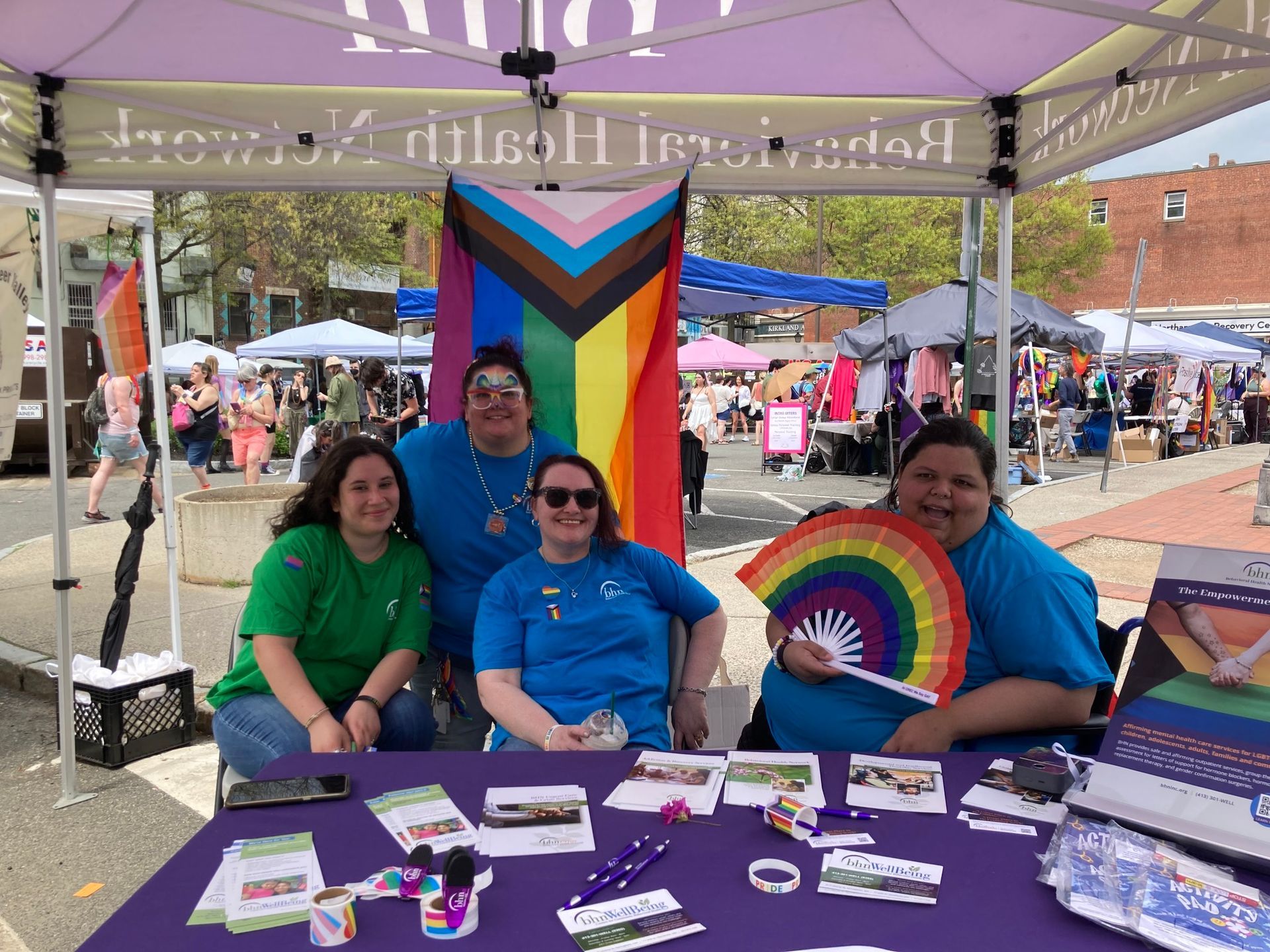 BHN staff at Hampshire Pride table