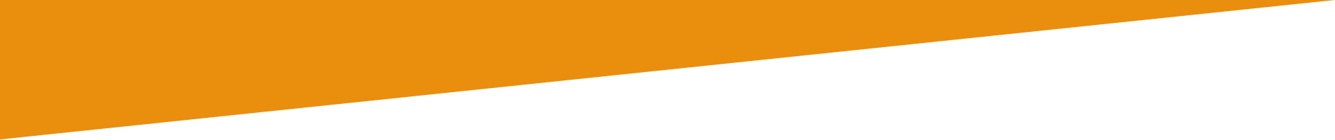A thick, solid orange diagonal bar across the top of the frame on a white background. | J's Automotive