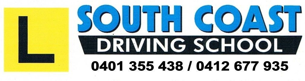 business logo south coast driving school business logo