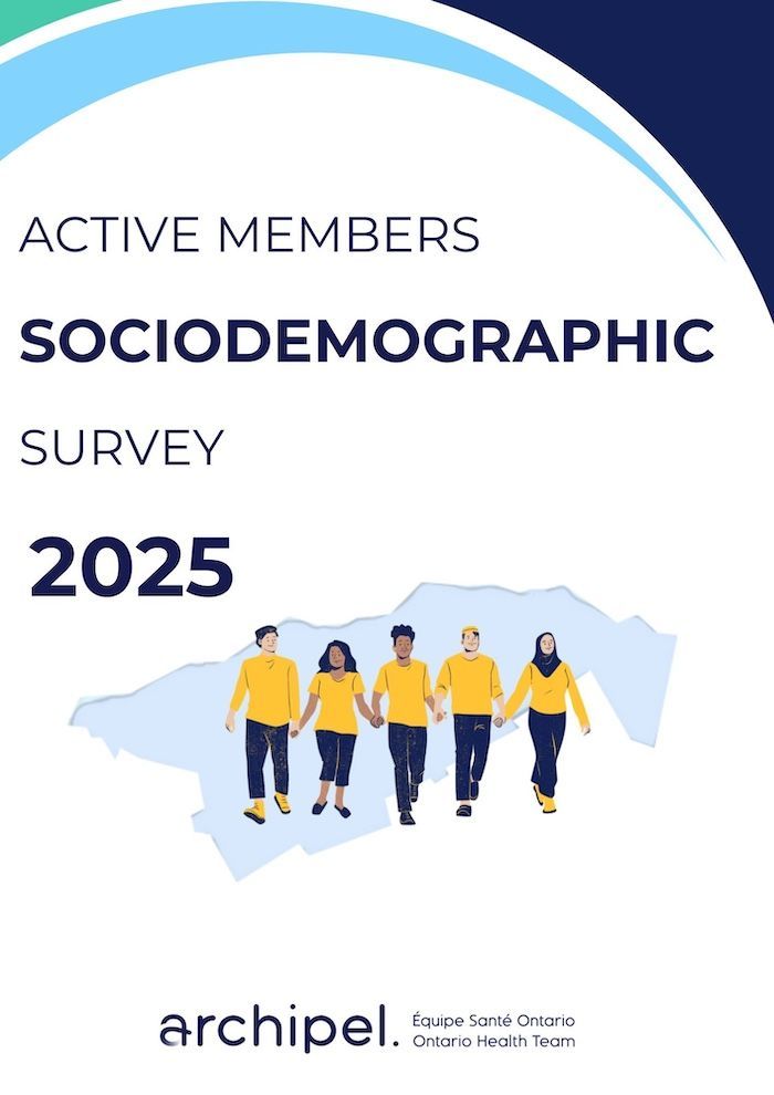 Cover page of Archipel's 2025 sociodemographic survey.
