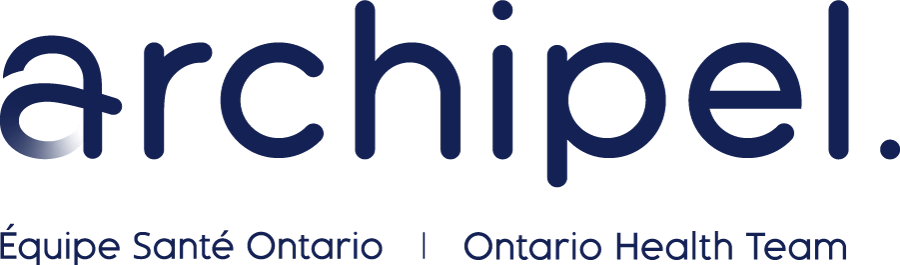 The logo for archipel equipe sante ontario ontario health team