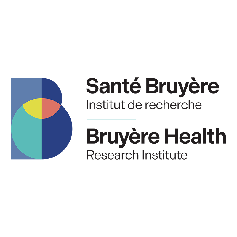 Le logo de l'Institut de recherche Bruyère comporte une flamme rouge.