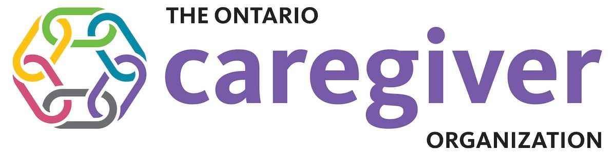 Le logo de l'organisme ontarien de soutien aux aidants naturels est violet et coloré.