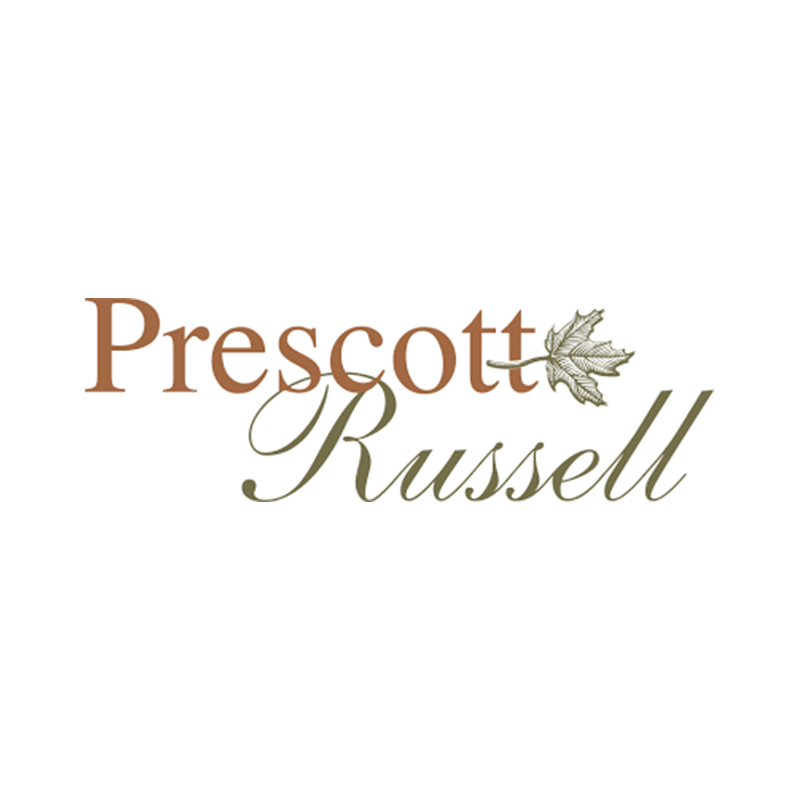 Un logo pour une entreprise appelée Prescott Russell