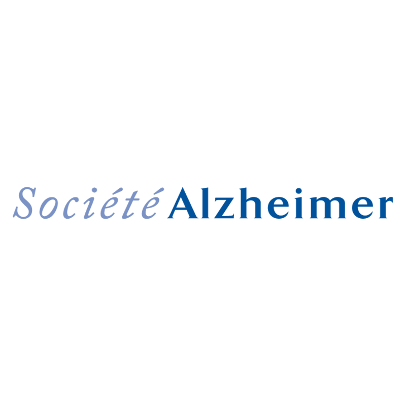 Un logo pour une entreprise appelée société alzheimer