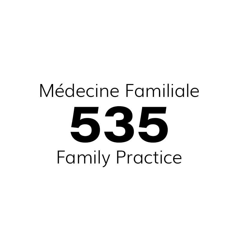 C'est un logo pour un cabinet de médecine familiale.