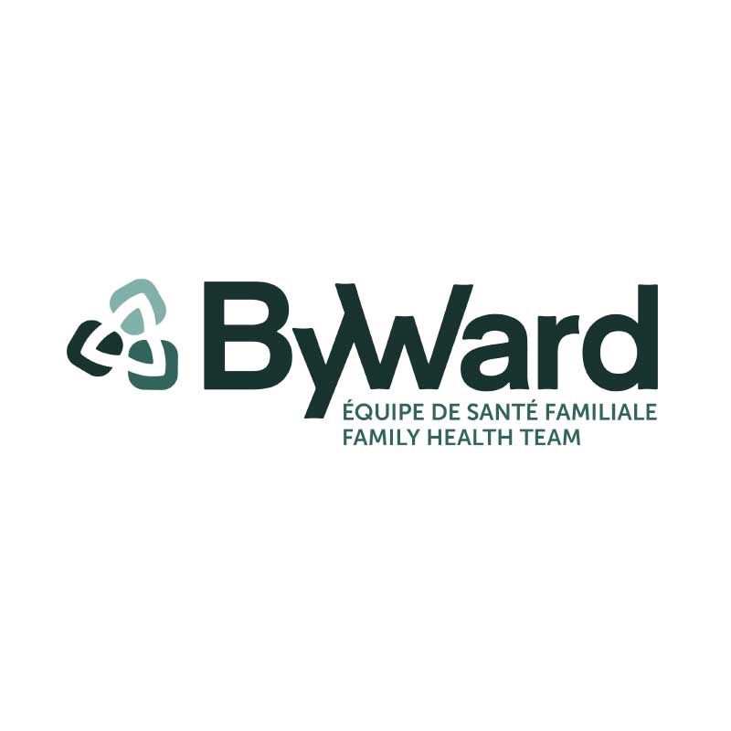 Le logo de l'équipe de santé familiale Byward est sur fond blanc.