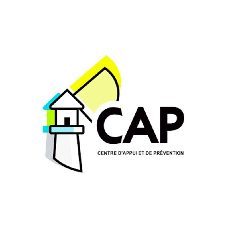 A logo for cap centre d' appui et de prevention