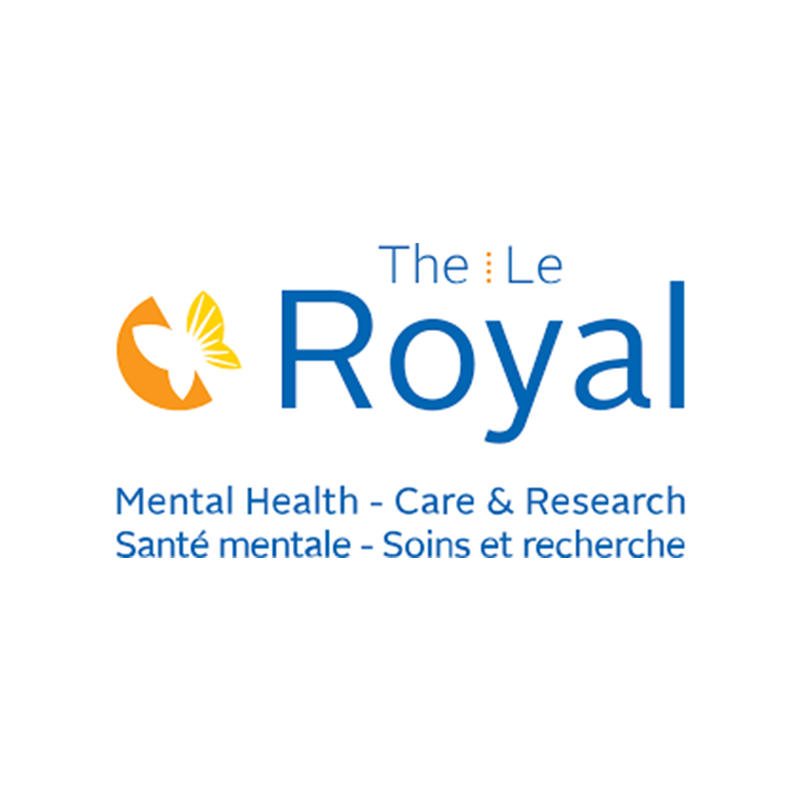 Le logo du centre de soins et de recherche en santé mentale Le Royal