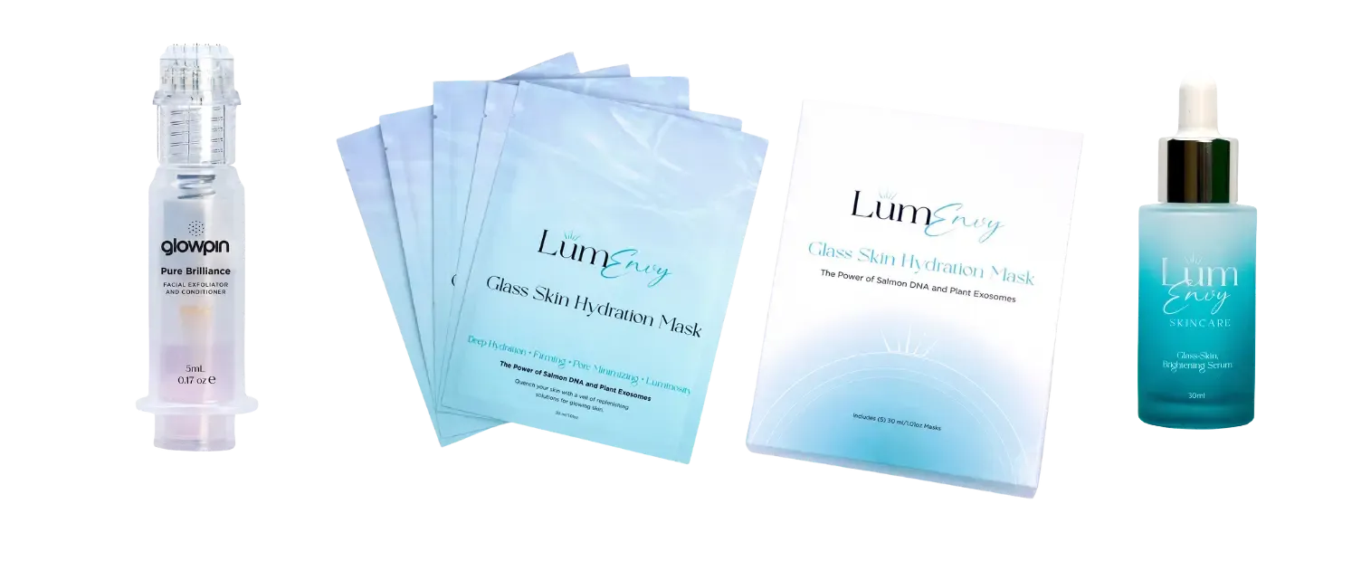 lumenvy skincare glass skin hydration masks