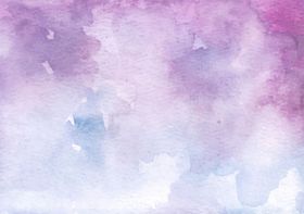 Abstract purple watercolor background with light gradients