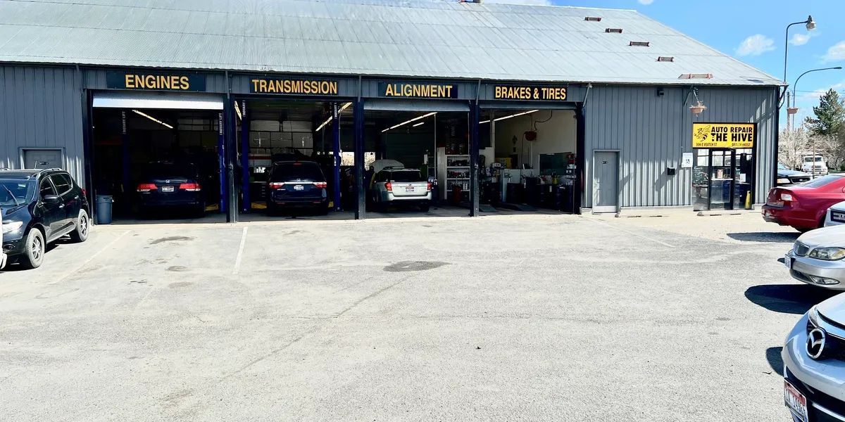 Exterior of shop | Auto Repair At The Hive