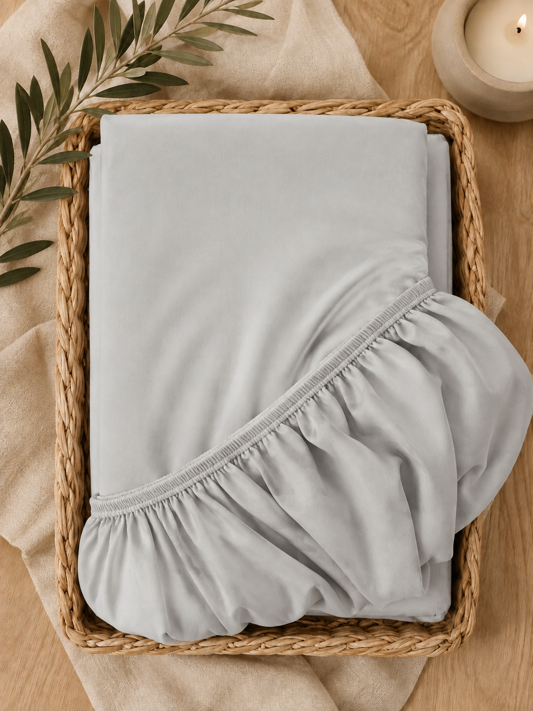 Sabana Ajustable Lisa Premium - CELESTE | JEAN CARTIER