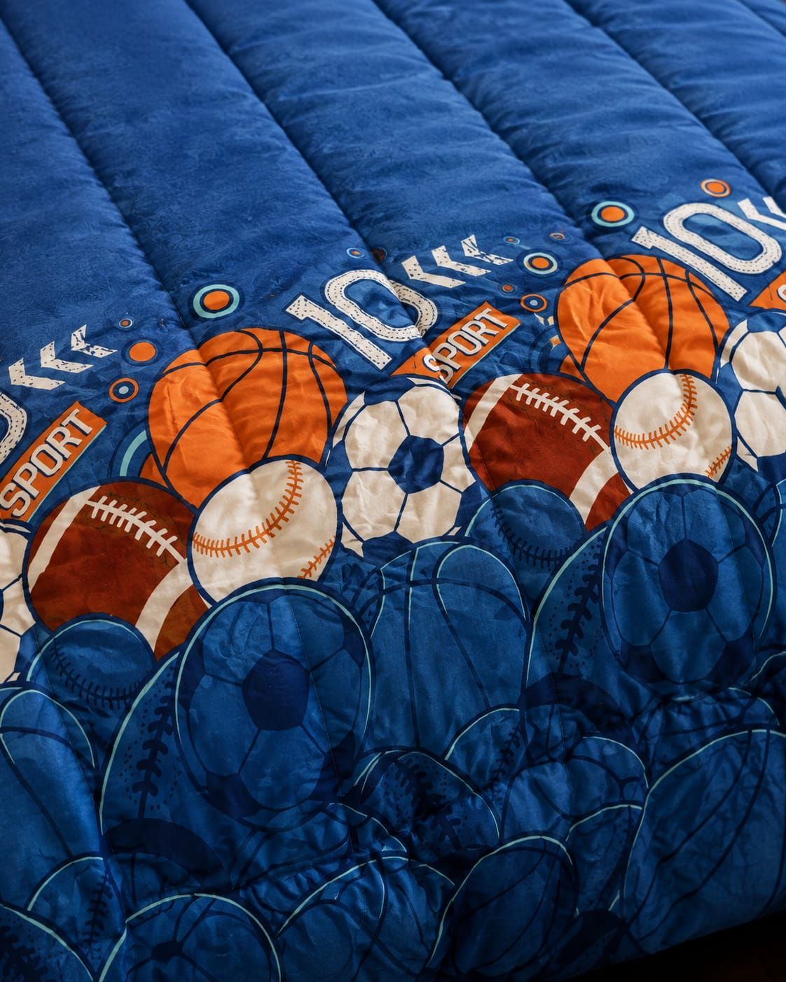 Acolchado Deportes Azul 1 Plaza y Media | PICASSO