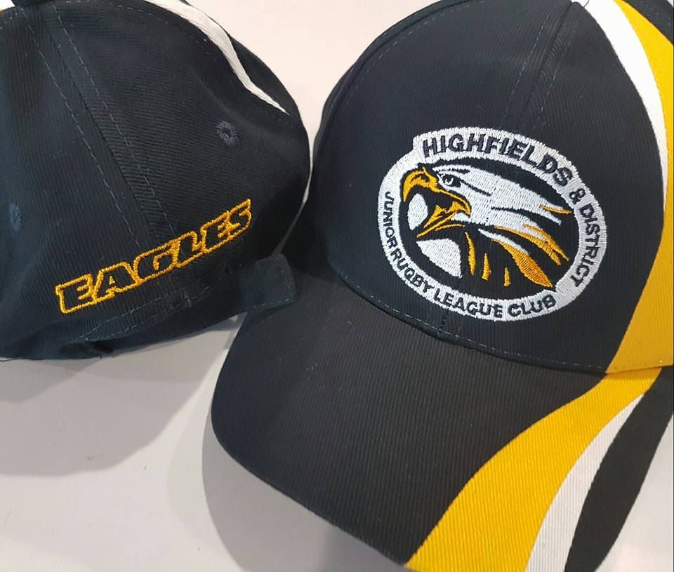 A Baseball Cap With The Word Eagles On It — Sportstar Screenprinting In Newtown, QLD