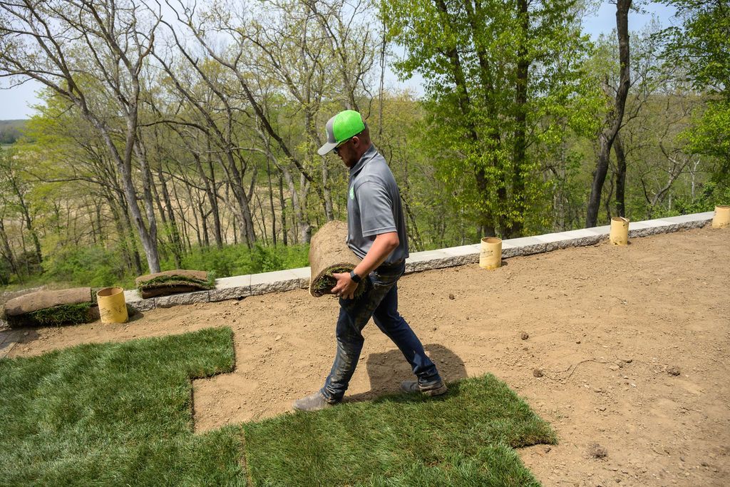 Get a beautiful, lush lawn in no time with professional sod installation services from Quality Cut Lawn Care in Columbia, MO.