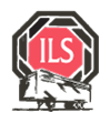 Logo for Illinois Land Surveyors, featuring 