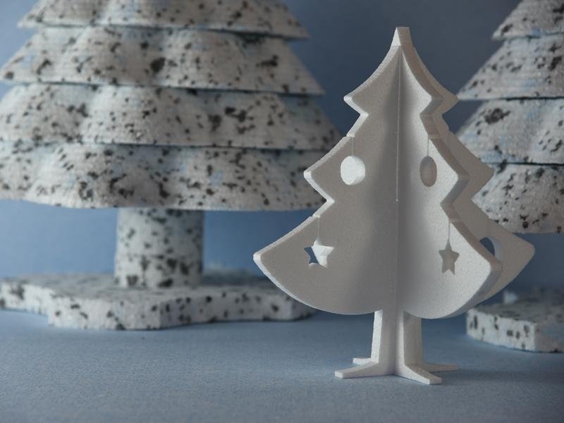 decorazioni natalizie in polistirene espanso