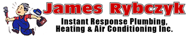Logo of James Rybczyk Instant Response Plumbing, Heating & Air Conditioning Inc.