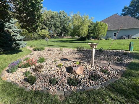 Stone Wall — Exeter, NE — Axline Landscaping & Trees