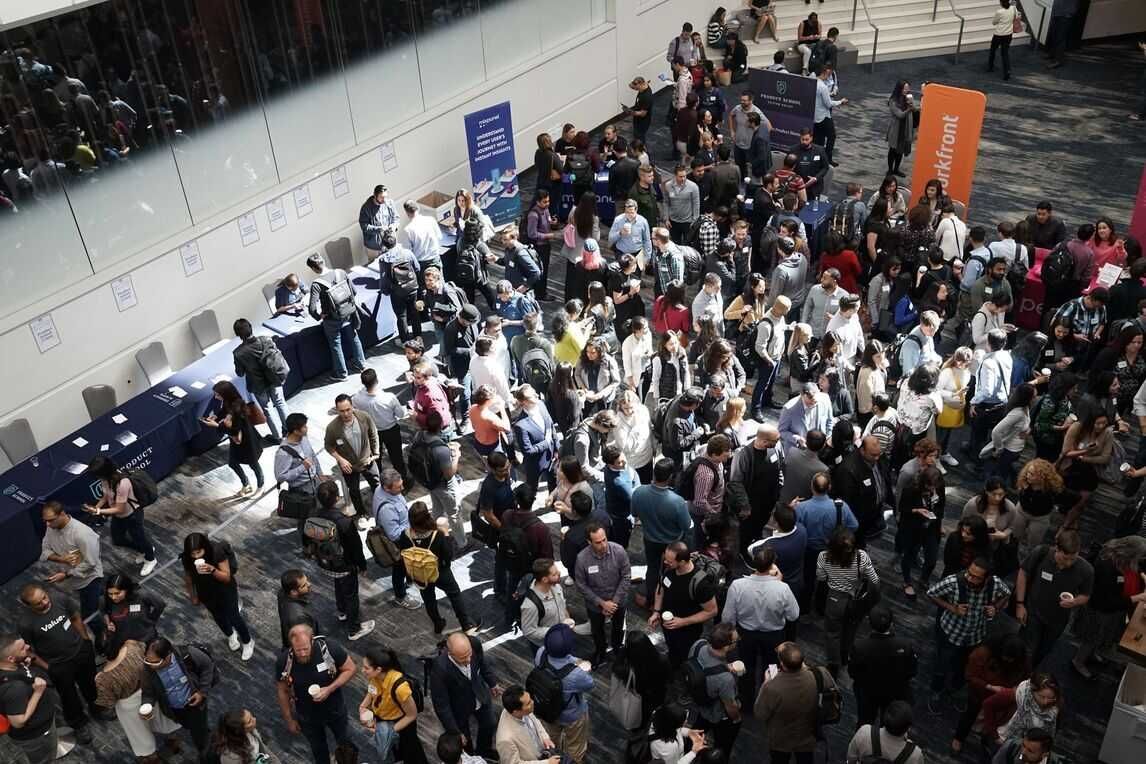 Crowded Tech Event