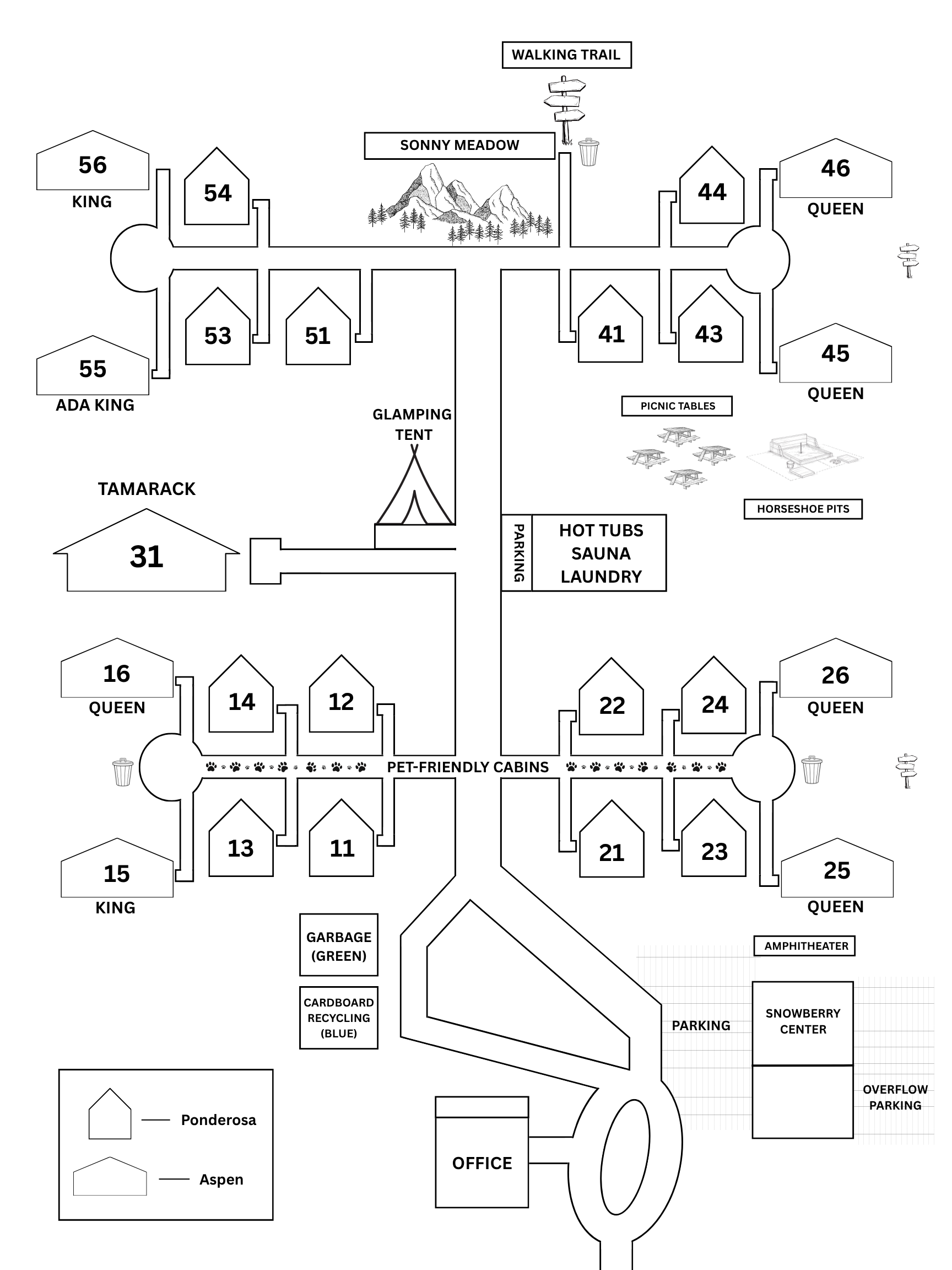 north forty resort map