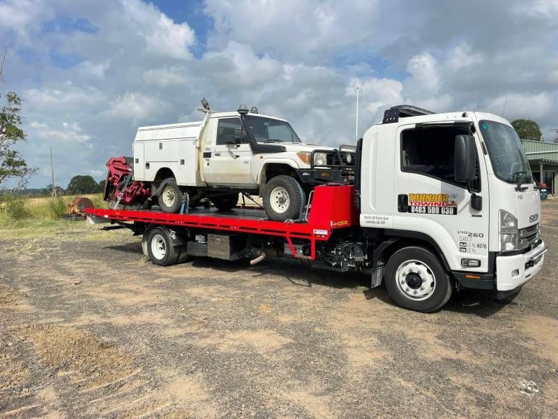 car on tow truck