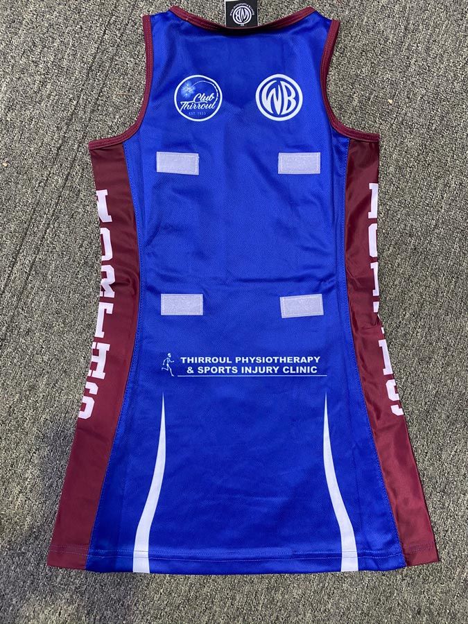 Back Layout Of Printed Jersey — Promotional Apparel In Woonona, NSW
