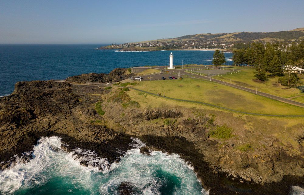 Aerial View Of Kiama — Promotional Apparel In Kiama, NSW