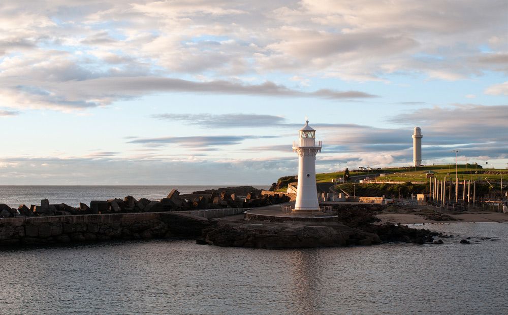 Lighthouse At The Beach In Wollongong — Promotional Apparel In Wollongong, NSW