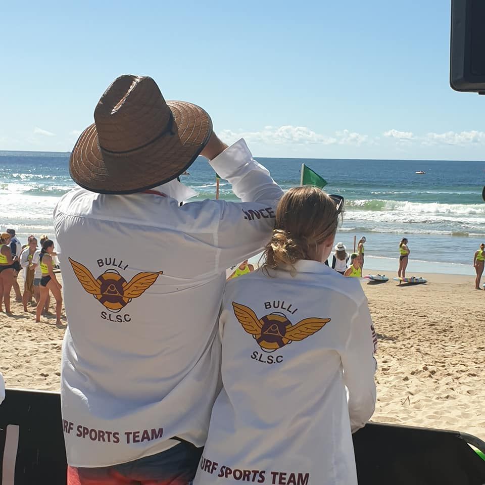 A Couple Wearing Sports Shirts — Promotional Apparel In Woonona, NSW
