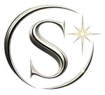Stylized silver S logo inside a circle with a gold star accent on the right