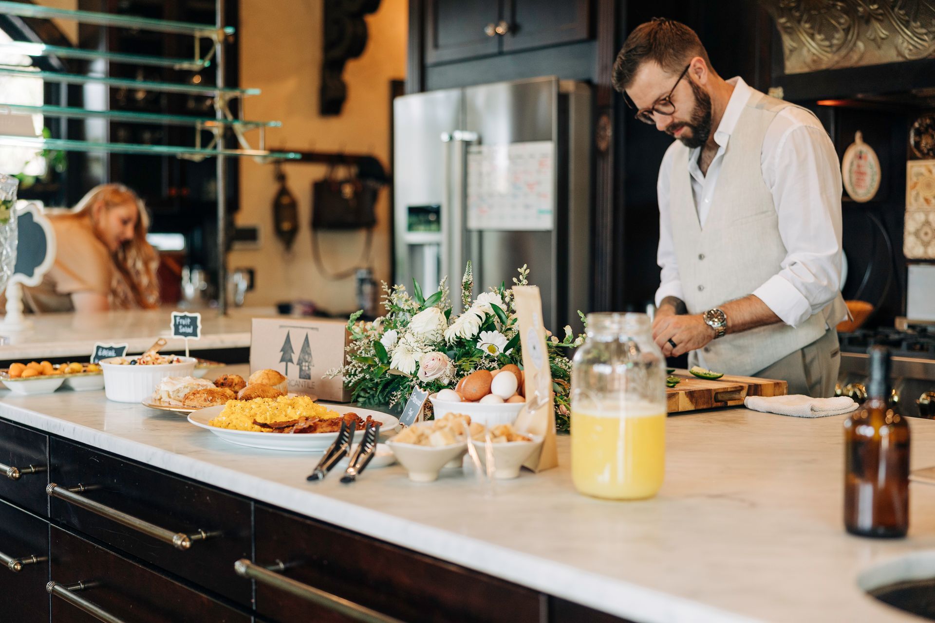 Breakfast spread