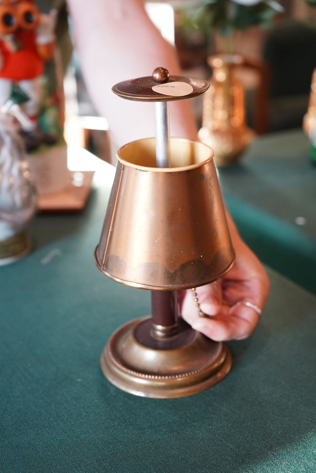 Lampshade cigarette dispenser