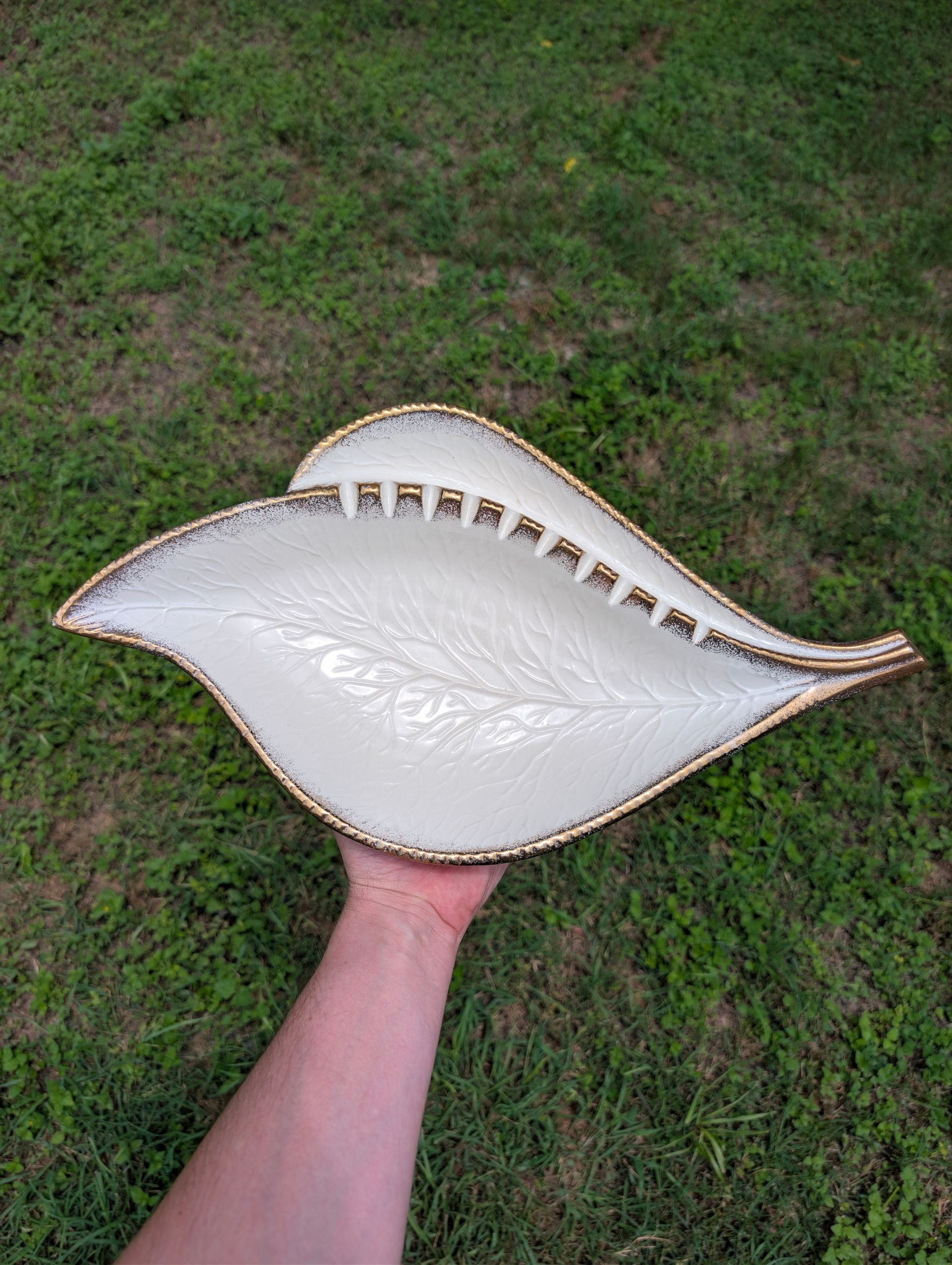 Gold leaf ashtray