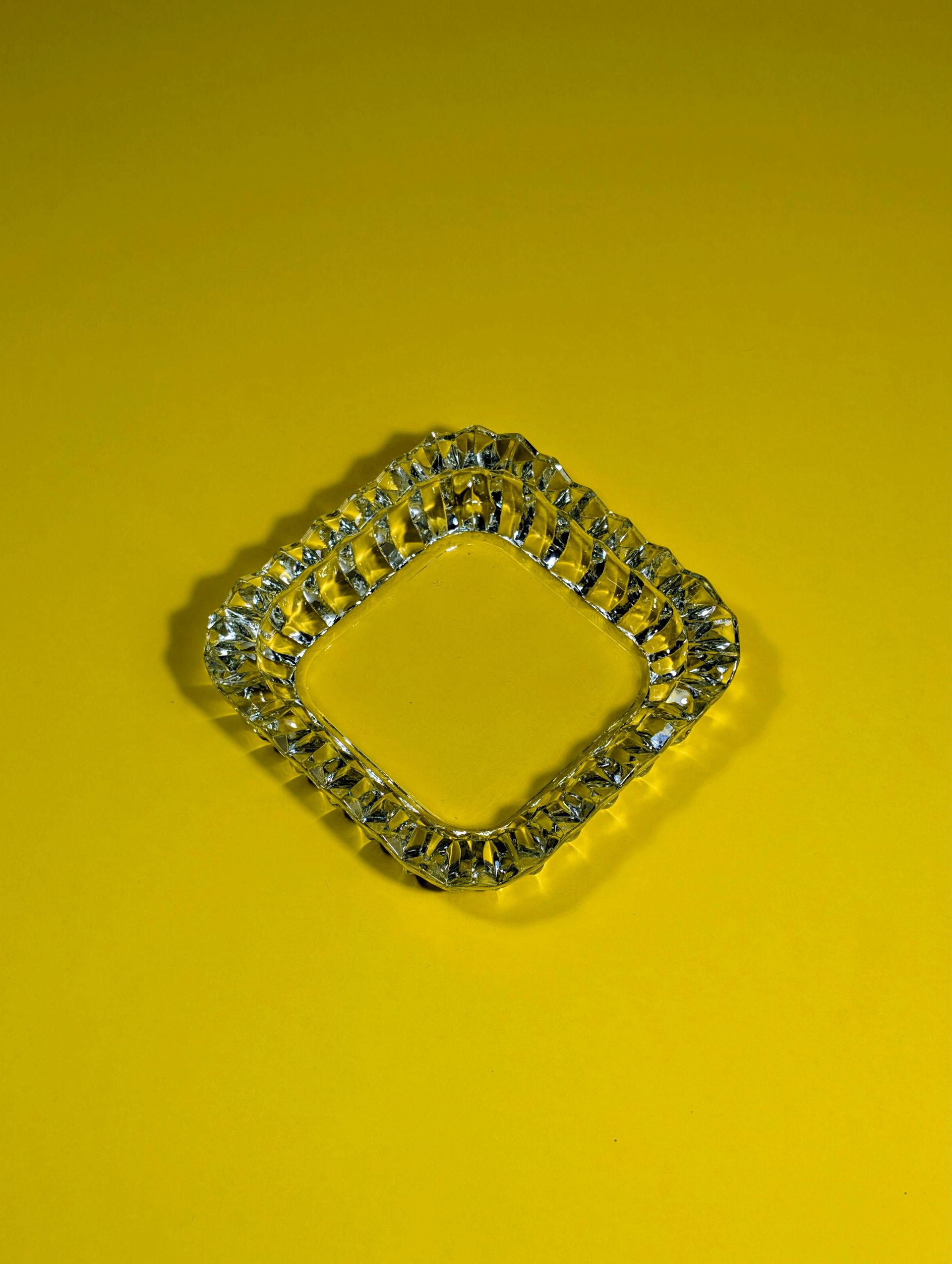 Glass Square Ashtray